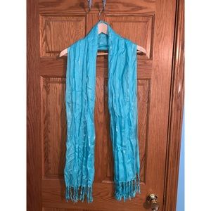 Light Blue & Silver Scarf